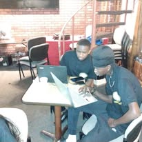 Students in technical training session